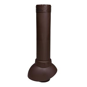 Купить Вентиляционная труба Vilpe 110/110/500 без колпака (канализация) коричневый 741124 в Владивостоке
