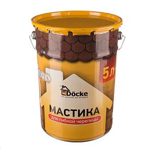 Купить Мастика Docke для гибкой черепицы 5л (4,2кг) в Владивостоке